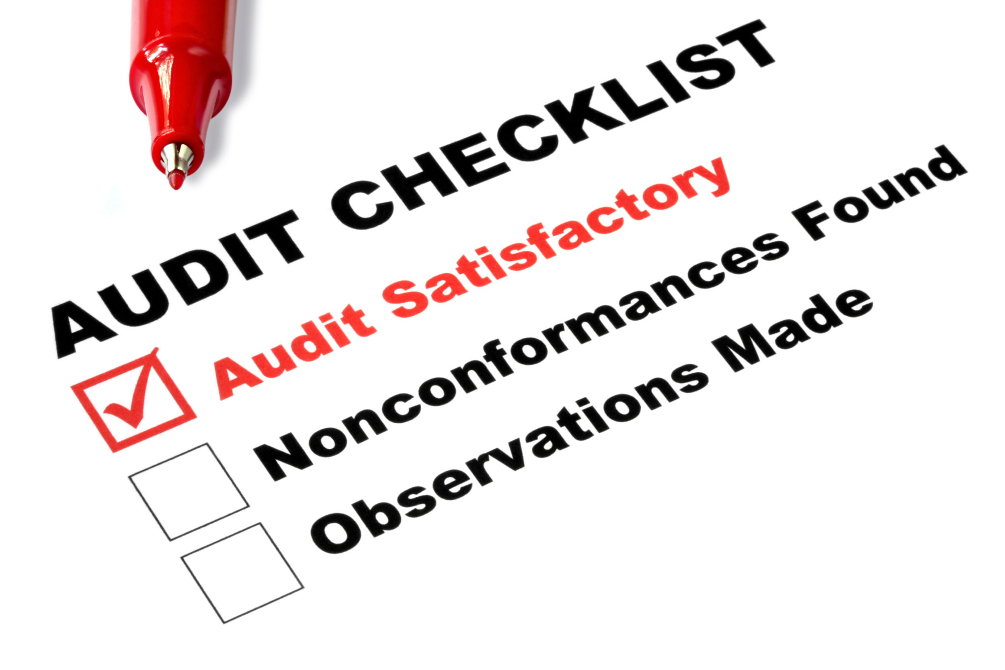 Auditing Checklist
